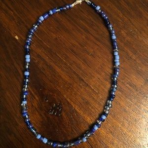Handmade seed bead choker